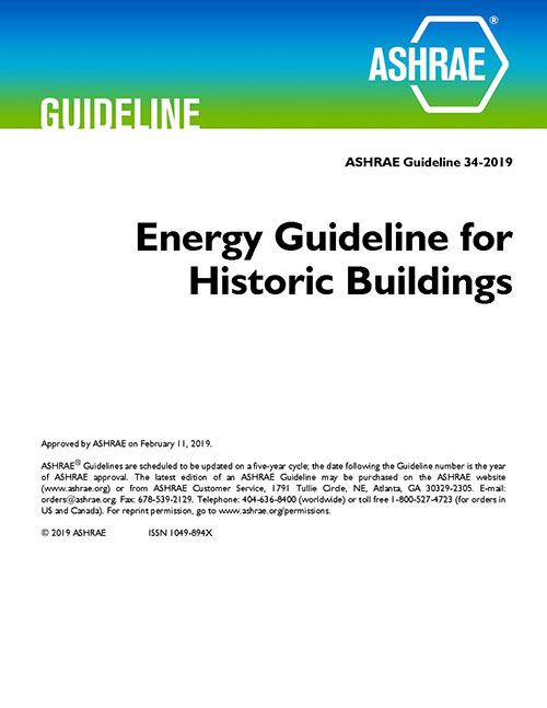 ASHRAE publishes energyefficiency guideline for historic buildings
